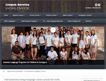 Tablet Screenshot of linguaserviceworldwide.com